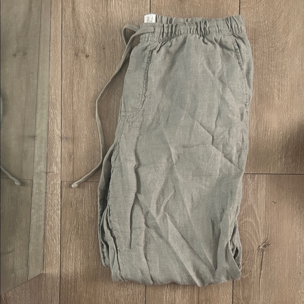 Mango Gray Ankle Pants